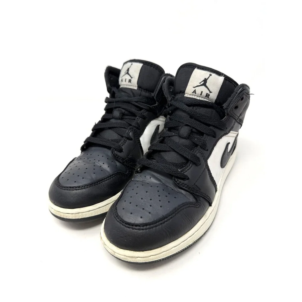 AIR JORDAN 1 MID OFF NOIR GRADE SCHOOL Sneakers DQ8423-010 Boys 6Y Men's 6